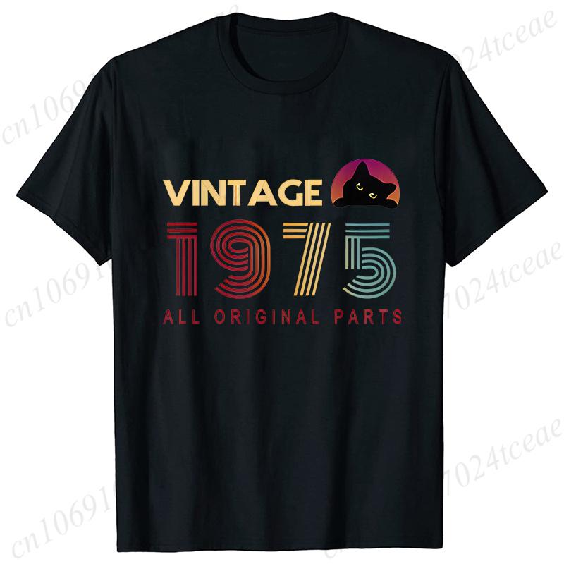 Vintage 1975 Graphic Tshirt Unisex Classic Graphic Retro Birthday Gift for Mom Cute Black Cat Print Tees Vintage 1975 Unisex Shirt S
Vintage 1975 Graphic Tshirt Unisex Classic Graphic Retro Birthday Gift for Mom Cute Black Cat Print Tees Vintage 1975 Unisex Shirt S