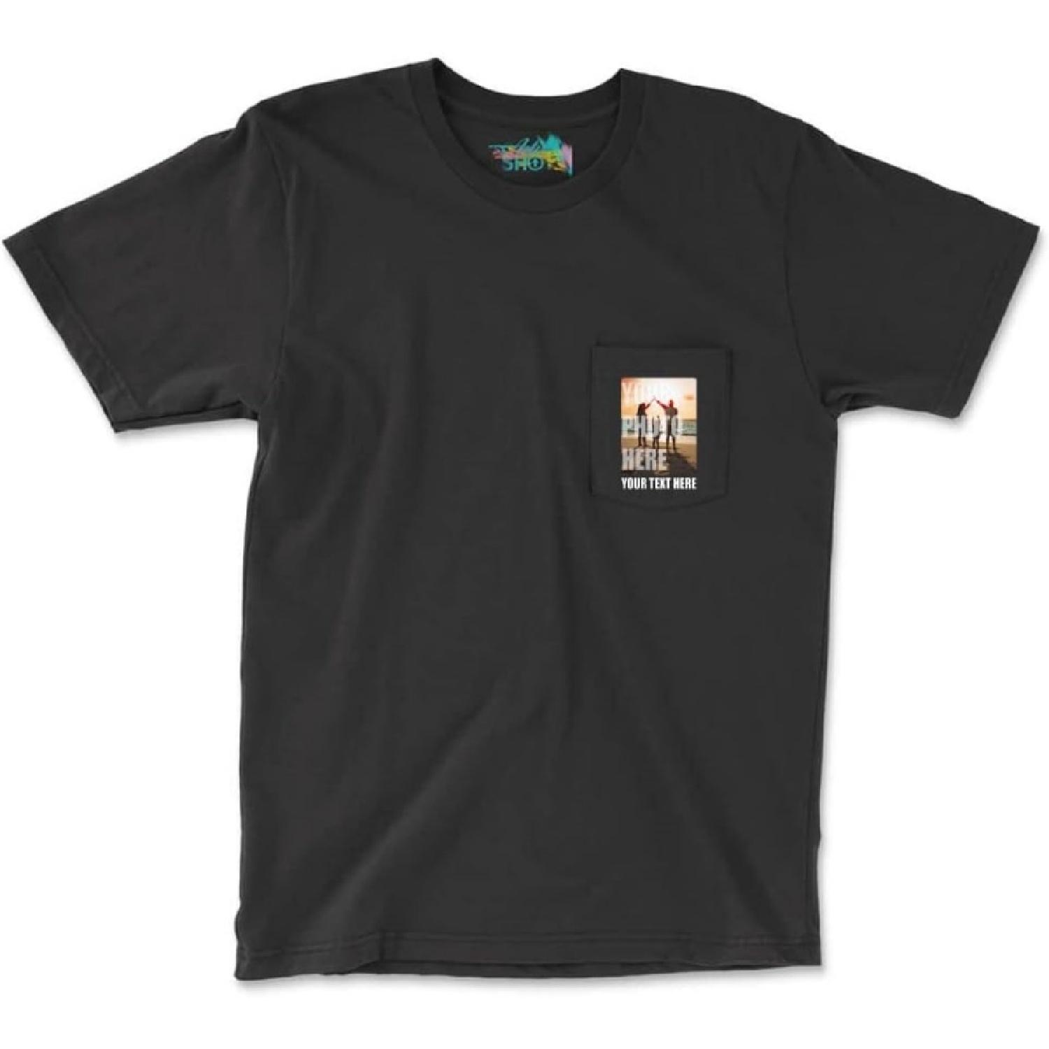 Artist Shot Pocket Custom Shirts for Men, Custom T Shirts Customize Your Own T-Shirt on Front & Back with Your Picture & Text XXXXXL чорний
Artist Shot Pocket Custom Shirts for Men, Custom T Shirts Customize Your Own T-Shirt on Front & Back with Your Picture & Text XXXXXL чорний