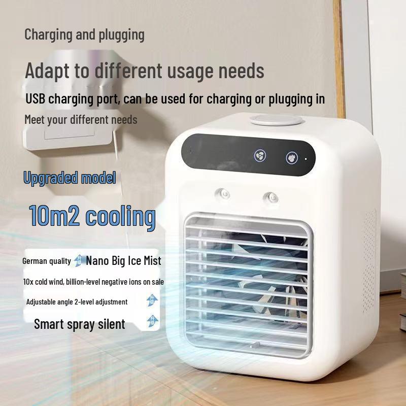 USB Rechargeable Mini Desktop Air Conditioner for Home & Office Desktop Fan
USB Rechargeable Mini Desktop Air Conditioner for Home & Office Desktop Fan