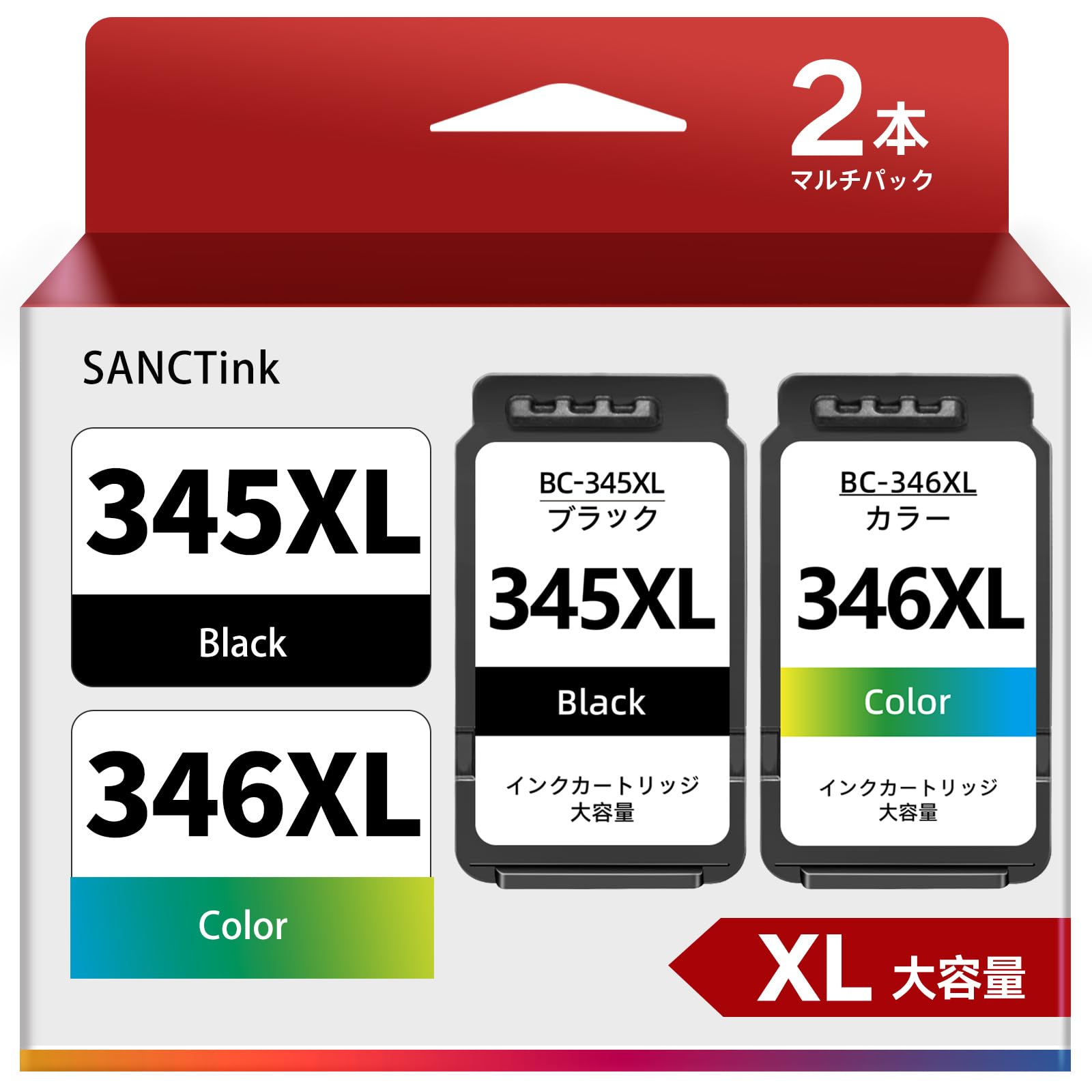 SANCTink Ink Cartridges for Ink Cartridges and Compatible with Canon PIXMA and TR4530 Printers BC-345XL BC-346XL Canon, High-Yield (Black Color),
SANCTink Ink Cartridges for Ink Cartridges and Compatible with Canon PIXMA and TR4530 Printers BC-345XL BC-346XL Canon, High-Yield (Black Color),