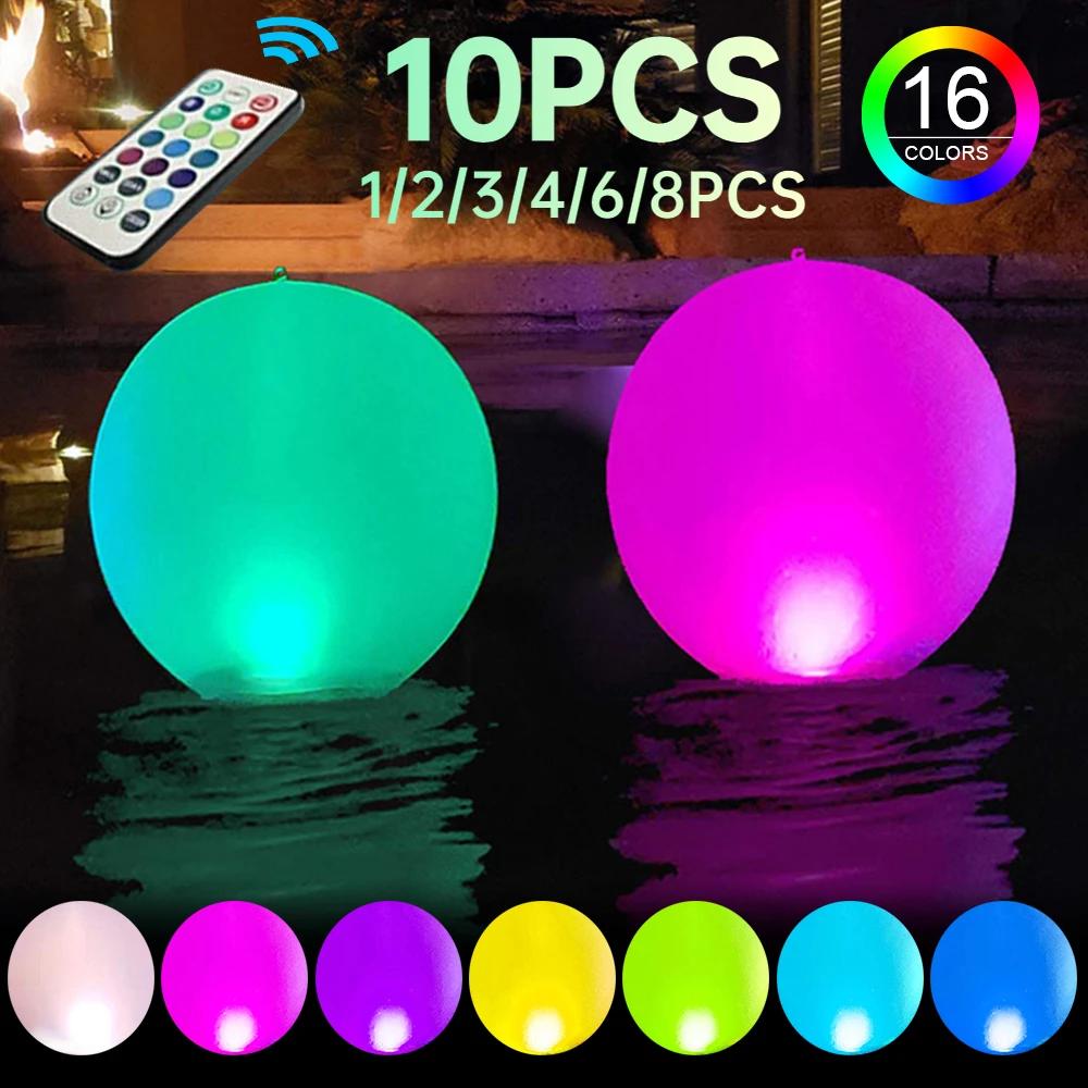 1-10PCS Floating Garden Ball Light Swimming Pool Lights 16 Color Waterproof Lawn Lamp Pool Toy Outdoor Party Wedding Decoration
1-10PCS Floating Garden Ball Light Swimming Pool Lights 16 Color Waterproof Lawn Lamp Pool Toy Outdoor Party Wedding Decoration