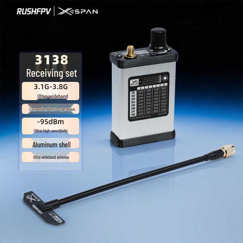 RUSHFPV 3.1G-3.8G Ultra-wideband Receiver Antenna Set
RUSHFPV 3.1G-3.8G Ultra-wideband Receiver Antenna Set