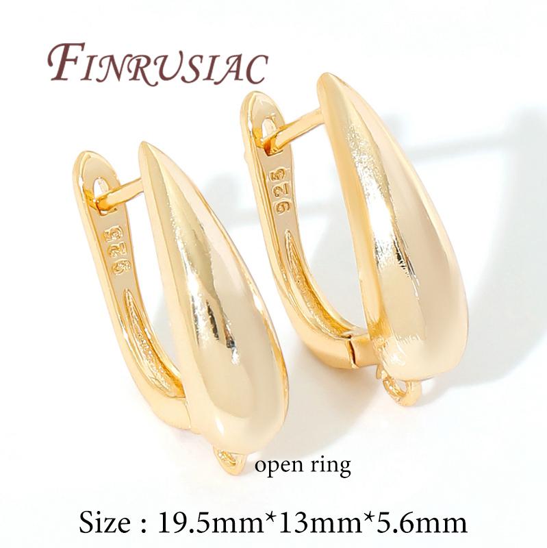 Supplies For Jewelry Earring Fixtures 18K Gold Plated Earwires Earring Accessories DIY Women s Jewelry Fasteners For Earrings 1 pair
Supplies For Jewelry Earring Fixtures 18K Gold Plated Earwires Earring Accessories DIY Women s Jewelry Fasteners For Earrings 1 pair