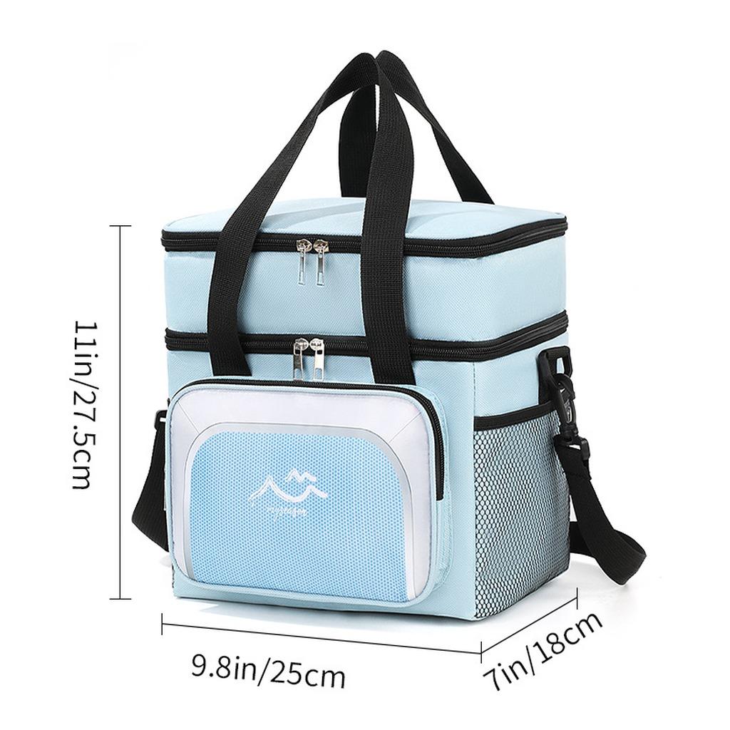 Insulated Lunch Box for Men & Women Collapsible Leakproof Double Cooler Bag Large Capacity Travel Camping Lunch Bags for Work синій
Insulated Lunch Box for Men & Women Collapsible Leakproof Double Cooler Bag Large Capacity Travel Camping Lunch Bags for Work синій