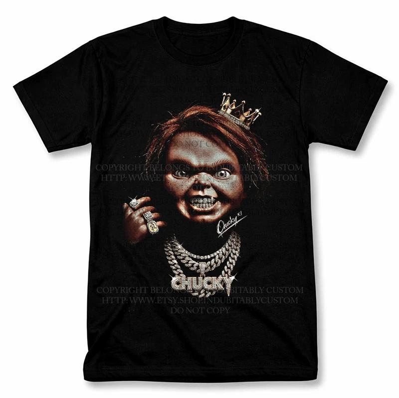 Chucky Hip Hop Streetwear Graphic T shirt Vintage Style Horror Fan Tee M
Chucky Hip Hop Streetwear Graphic T shirt Vintage Style Horror Fan Tee M