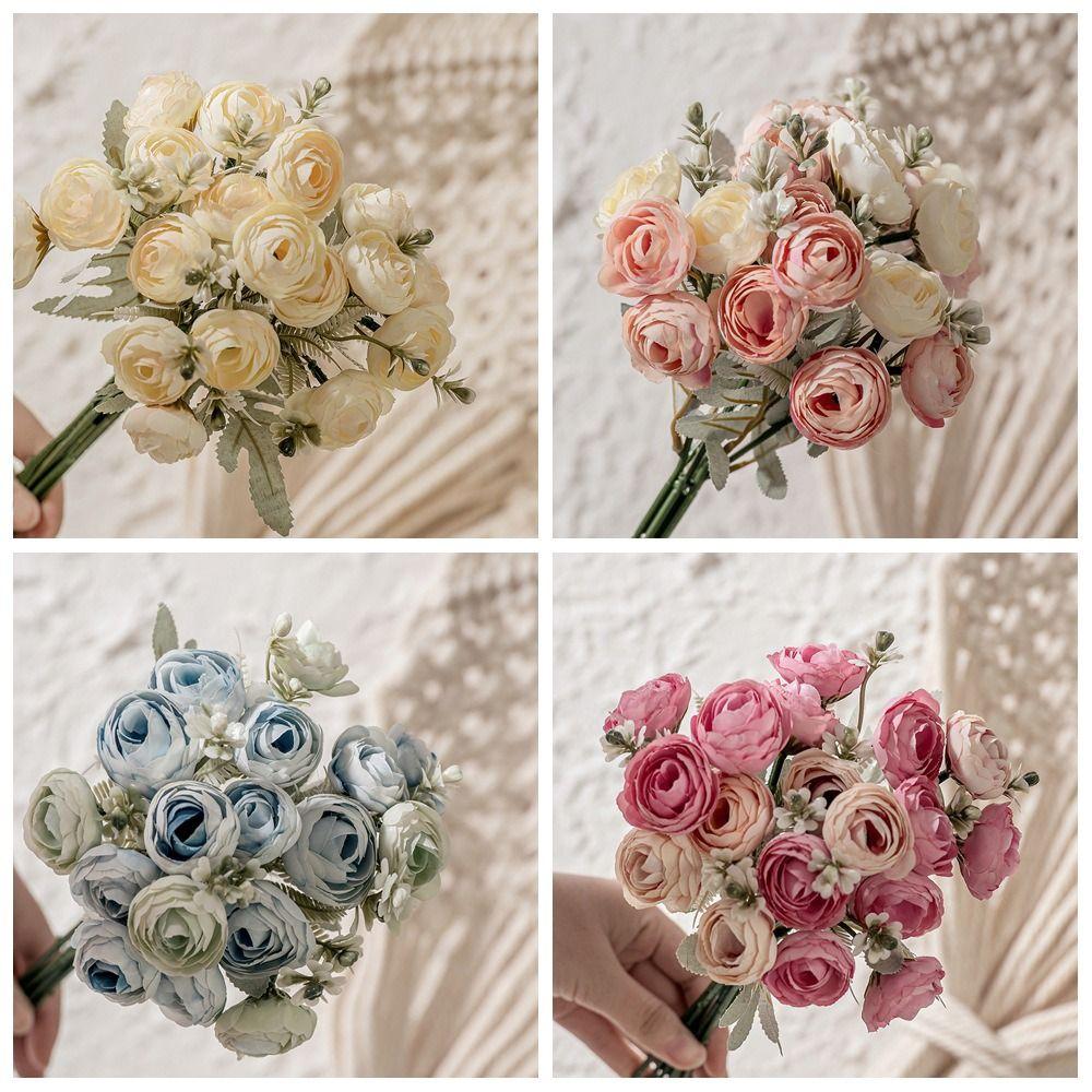 Supplies Wedding Ornament Tea Rose Buds Home Decoration Floral Arrangement Artificial Peony Flower
Supplies Wedding Ornament Tea Rose Buds Home Decoration Floral Arrangement Artificial Peony Flower