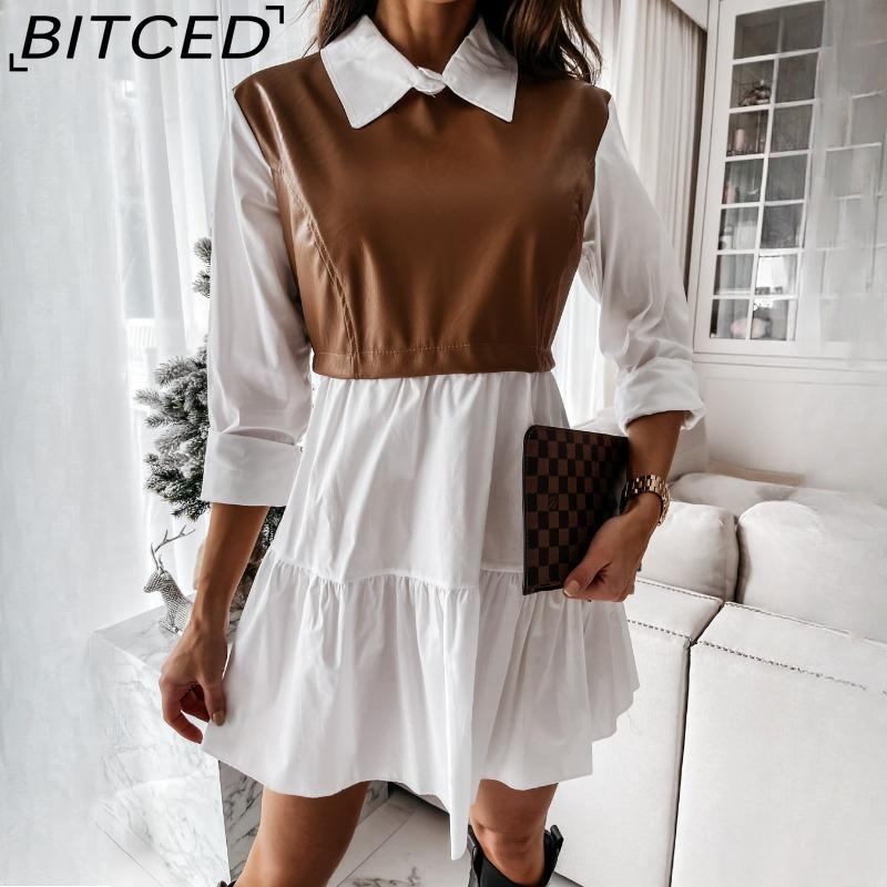 BITCED Мода Жіноча Шкіряна Сукня Печворк Клітчаста Міні-сукня Вечірня Повсякденна Спідниця Весняна Сукня з Воланами XXL коричневий
BITCED Мода Жіноча Шкіряна Сукня Печворк Клітчаста Міні-сукня Вечірня Повсякденна Спідниця Весняна Сукня з Воланами XXL коричневий