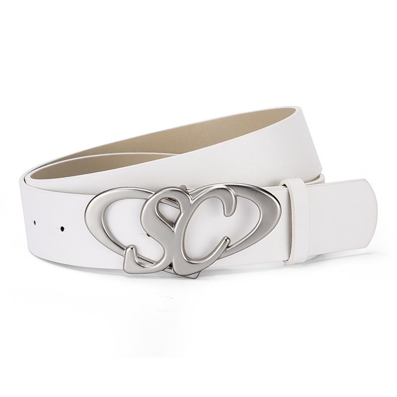 Niche Design Heart Distressed Metal Snap Button Logo Decorative Fashion Belt 107 cm x 3.8 cm белый
Niche Design Heart Distressed Metal Snap Button Logo Decorative Fashion Belt 107 cm x 3.8 cm белый