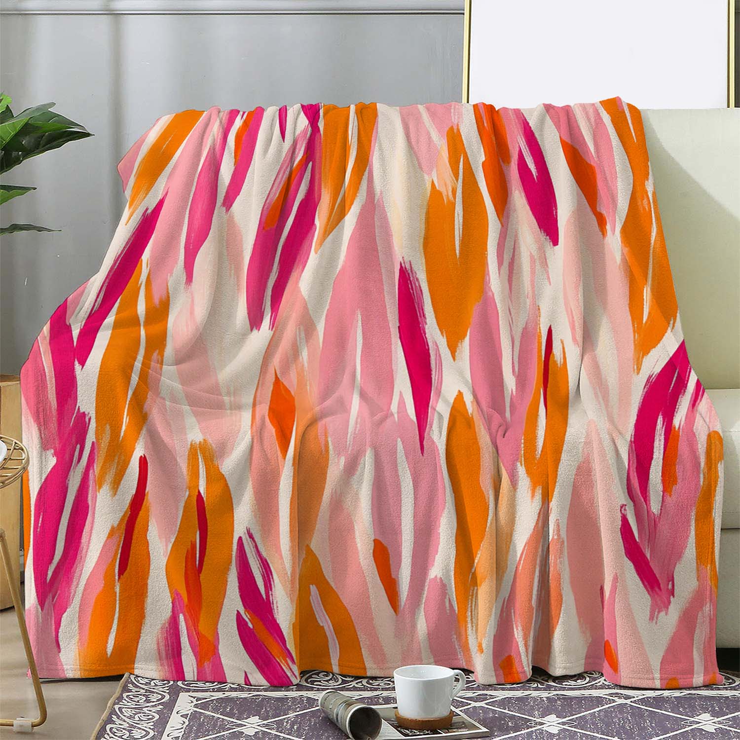 1pc Vintage Watercolor Print Flannel Blanket - Soft Warm All-Season Throw for Sofa, Bed, Car, Office & Camping, Mixed Colors 75x90cm28x35in
1pc Vintage Watercolor Print Flannel Blanket - Soft Warm All-Season Throw for Sofa, Bed, Car, Office & Camping, Mixed Colors 75x90cm28x35in