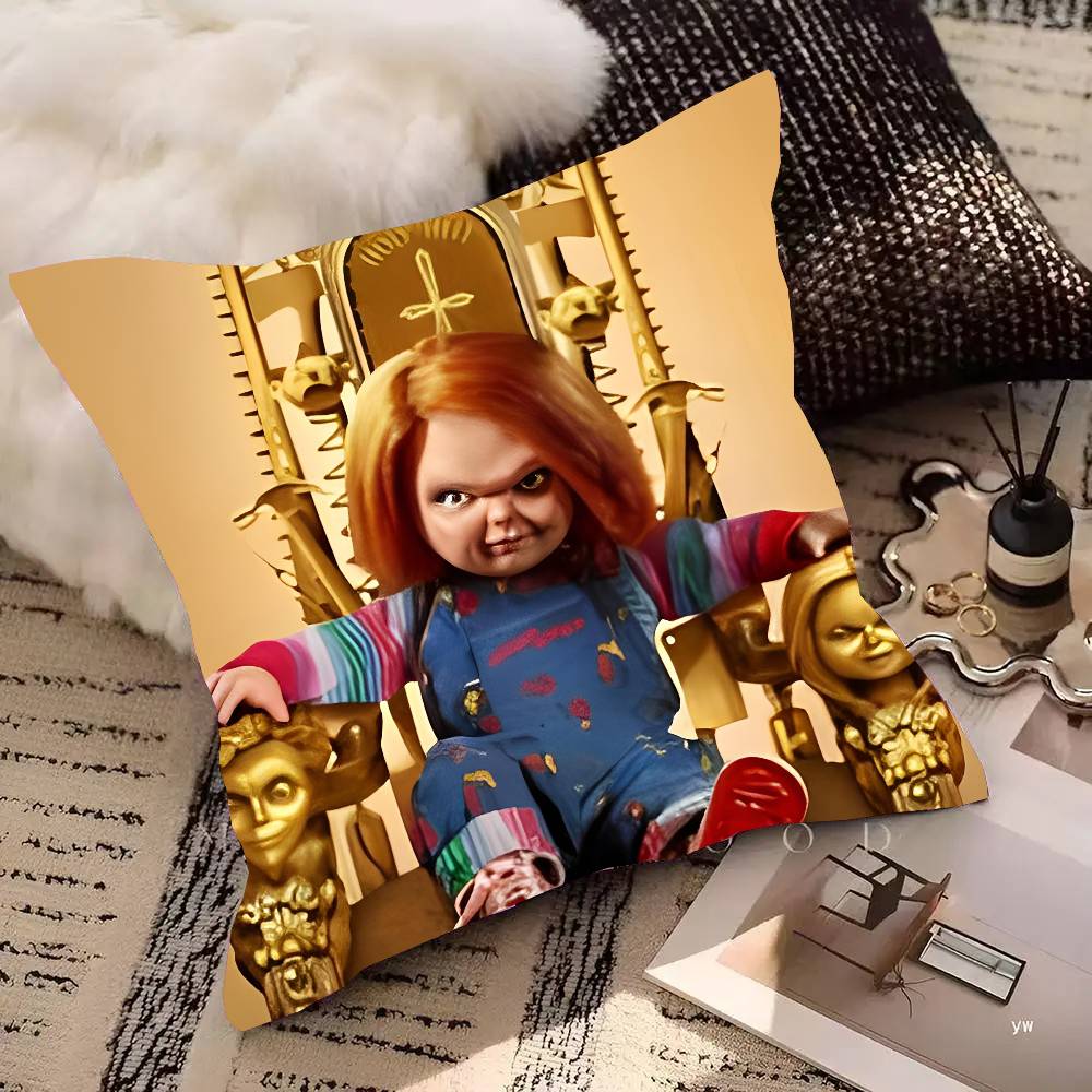 Classic Chucky Horror Movie Pillow Case Square Pillow Bedroom Sofa Leisure Comfort Cushion Car Living Room Home Decoration 16x16Inch
Classic Chucky Horror Movie Pillow Case Square Pillow Bedroom Sofa Leisure Comfort Cushion Car Living Room Home Decoration 16x16Inch