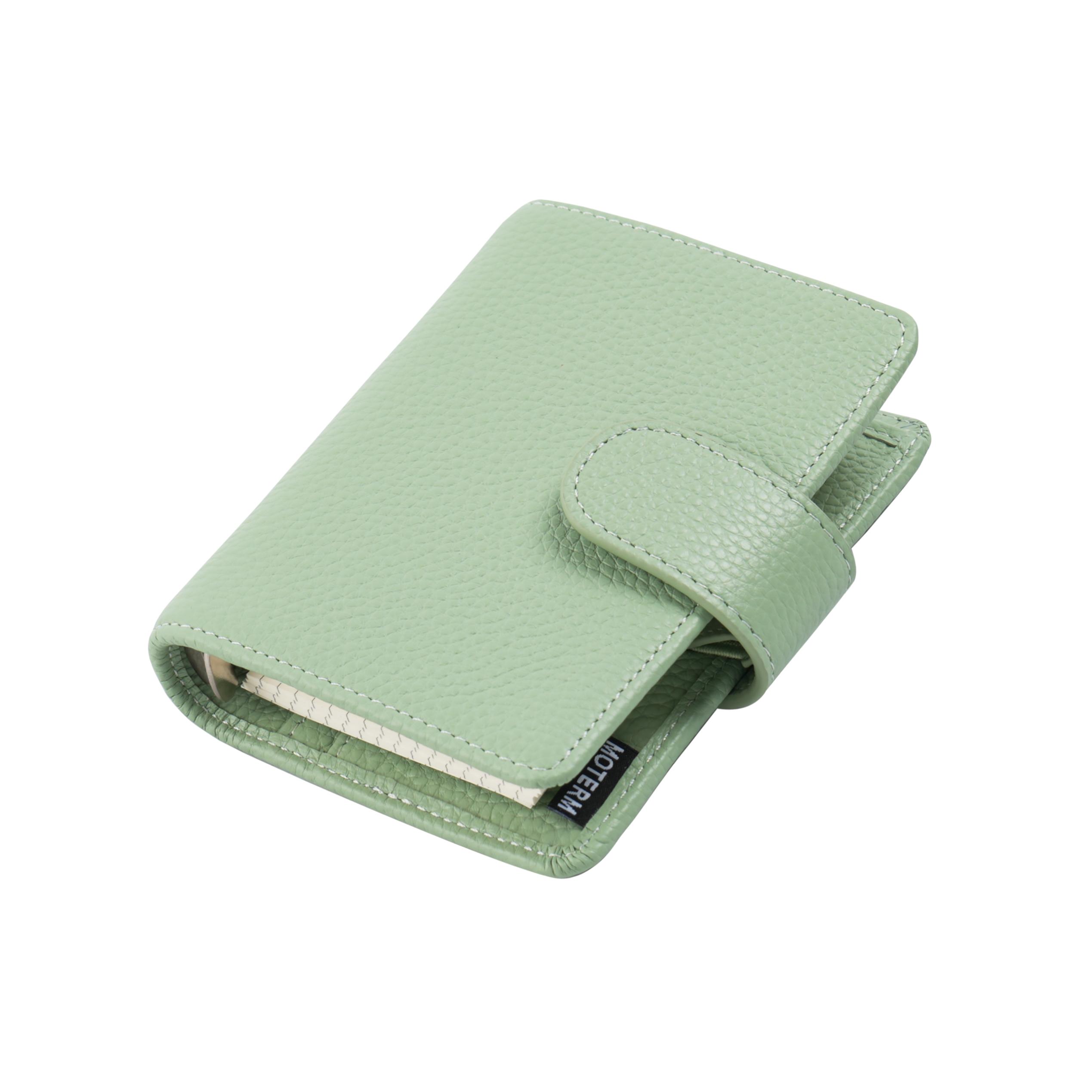 Moterm Regular A8 / M5 Size Rings Planner Pebbled Grain Cowhide 5-hole Mini Notebook with 15 MM Rings Organizer Journey Diary
Moterm Regular A8 / M5 Size Rings Planner Pebbled Grain Cowhide 5-hole Mini Notebook with 15 MM Rings Organizer Journey Diary