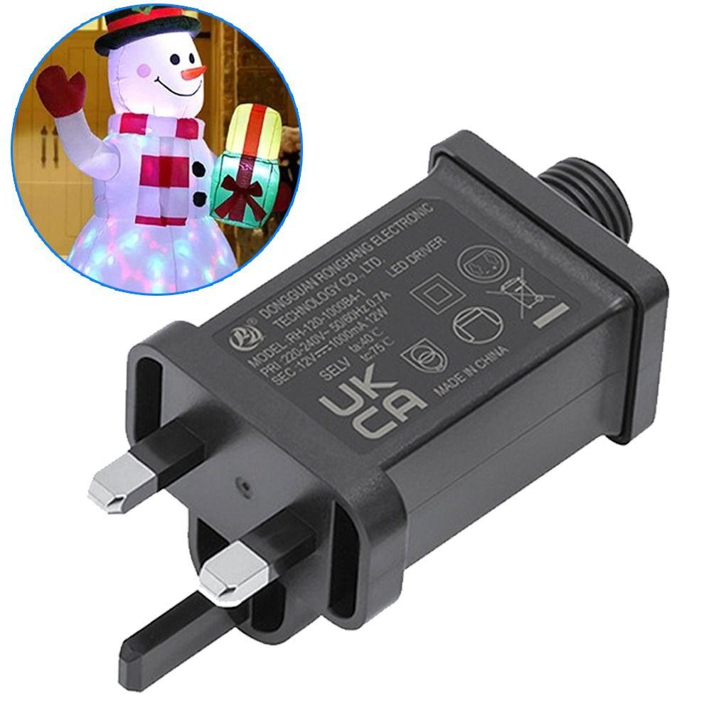 Universal Holiday Lighting String Driver AC 110V To DC 12V 1A UK Plug Power Adapter LED Transformer
Universal Holiday Lighting String Driver AC 110V To DC 12V 1A UK Plug Power Adapter LED Transformer
