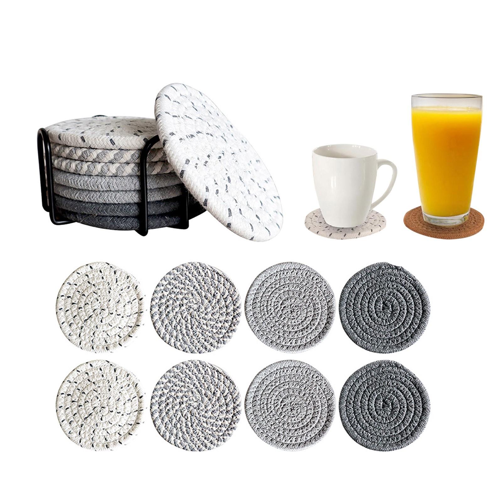 8 Sters For Drinks Coffee Table Absorbent Antiskid Mat Boho Living Room Decor Table Mat Elegant Round Shape Pad Easy To Clean 11.5X11.5X6cm темно-серого
8 Sters For Drinks Coffee Table Absorbent Antiskid Mat Boho Living Room Decor Table Mat Elegant Round Shape Pad Easy To Clean 11.5X11.5X6cm темно-серого