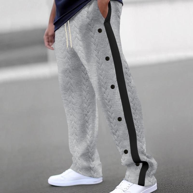 Autumn New Men s Textured Jacquard Trousers Single-breasted and Striped Loose Large-size Casual Trousers Versatile Sweatpants S светло-серый
Autumn New Men s Textured Jacquard Trousers Single-breasted and Striped Loose Large-size Casual Trousers Versatile Sweatpants S светло-серый