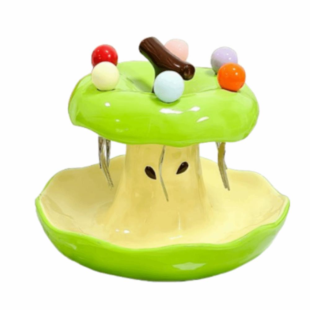 Керамическая подставка Десертная вилка с подставкой Фруктовая вилка с набором фруктовых тарелок Украшение для дома зелёный
Керамическая подставка Десертная вилка с подставкой Фруктовая вилка с набором фруктовых тарелок Украшение для дома зелёный