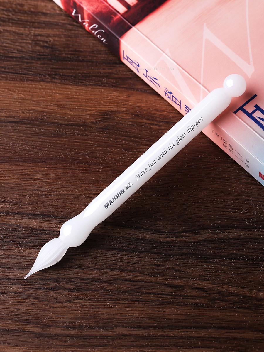 135mm Mini Short Glass Dipping Pen Color Ink Color Test Dip Pens Hand-drawn Line Drawing Hook Line Writing English Pen Supplies
135mm Mini Short Glass Dipping Pen Color Ink Color Test Dip Pens Hand-drawn Line Drawing Hook Line Writing English Pen Supplies