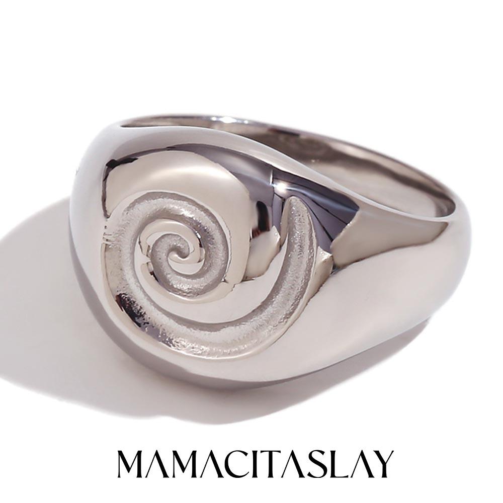 MamacitaSlay 2025 New Design Spool Spiral Texture Rings 18K Gold Plated Stainless Steel Waterproof Jewelry Women s Simple Gift 8
MamacitaSlay 2025 New Design Spool Spiral Texture Rings 18K Gold Plated Stainless Steel Waterproof Jewelry Women s Simple Gift 8