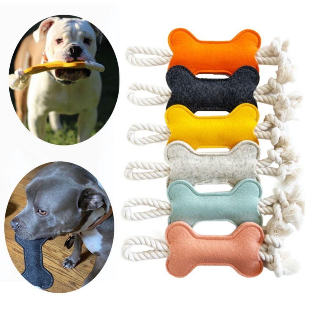 Bite Resistant Dog Teeth Grinding Toy Felt/Cotton Rope Pet Cotton Knot Chew Toy Training
Bite Resistant Dog Teeth Grinding Toy Felt/Cotton Rope Pet Cotton Knot Chew Toy Training