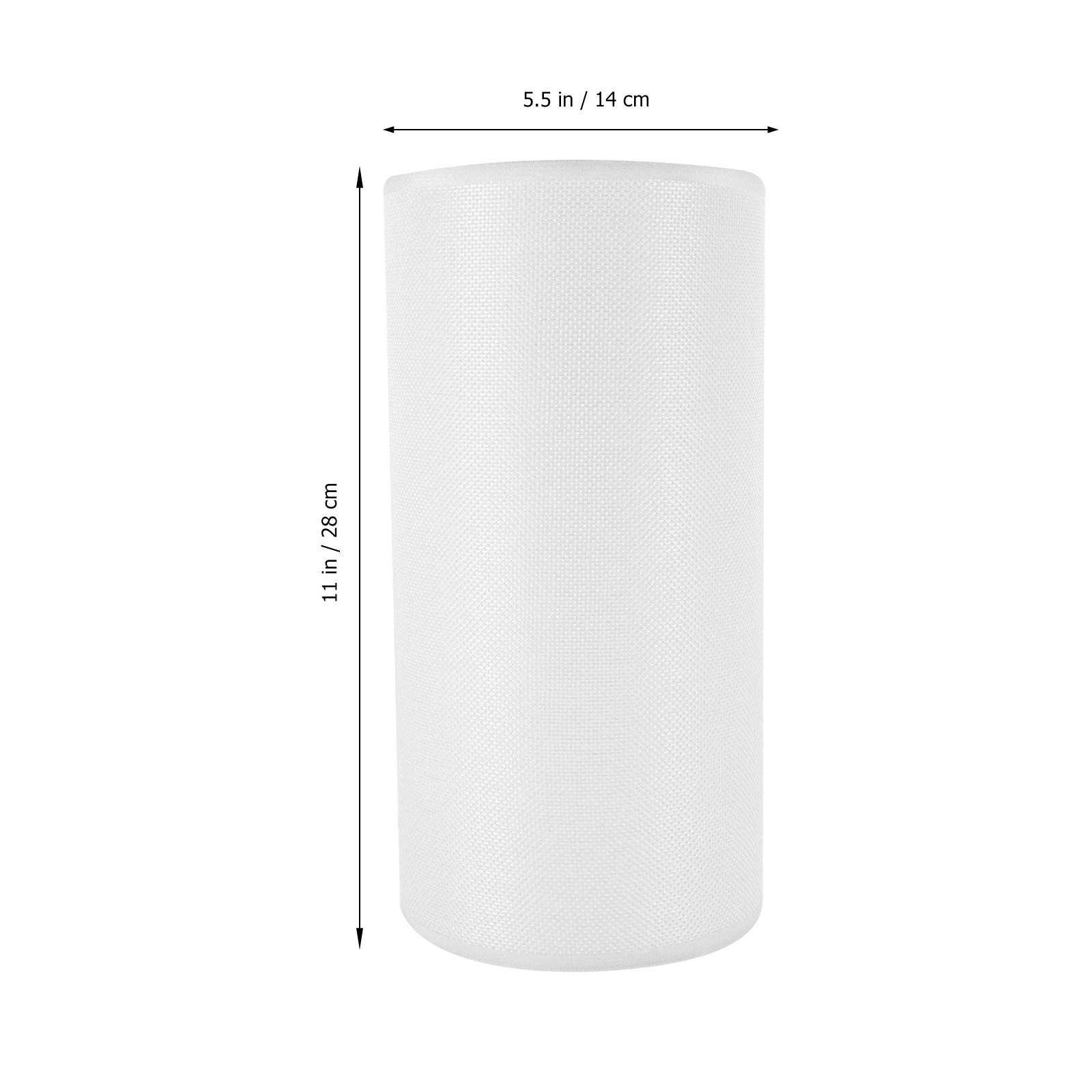 Round Lamp Shade for Floor Lamp Replacement Cover E27 Base Natural Linen Fabric Soft Eye Protective Light Living Room Decor білий
Round Lamp Shade for Floor Lamp Replacement Cover E27 Base Natural Linen Fabric Soft Eye Protective Light Living Room Decor білий