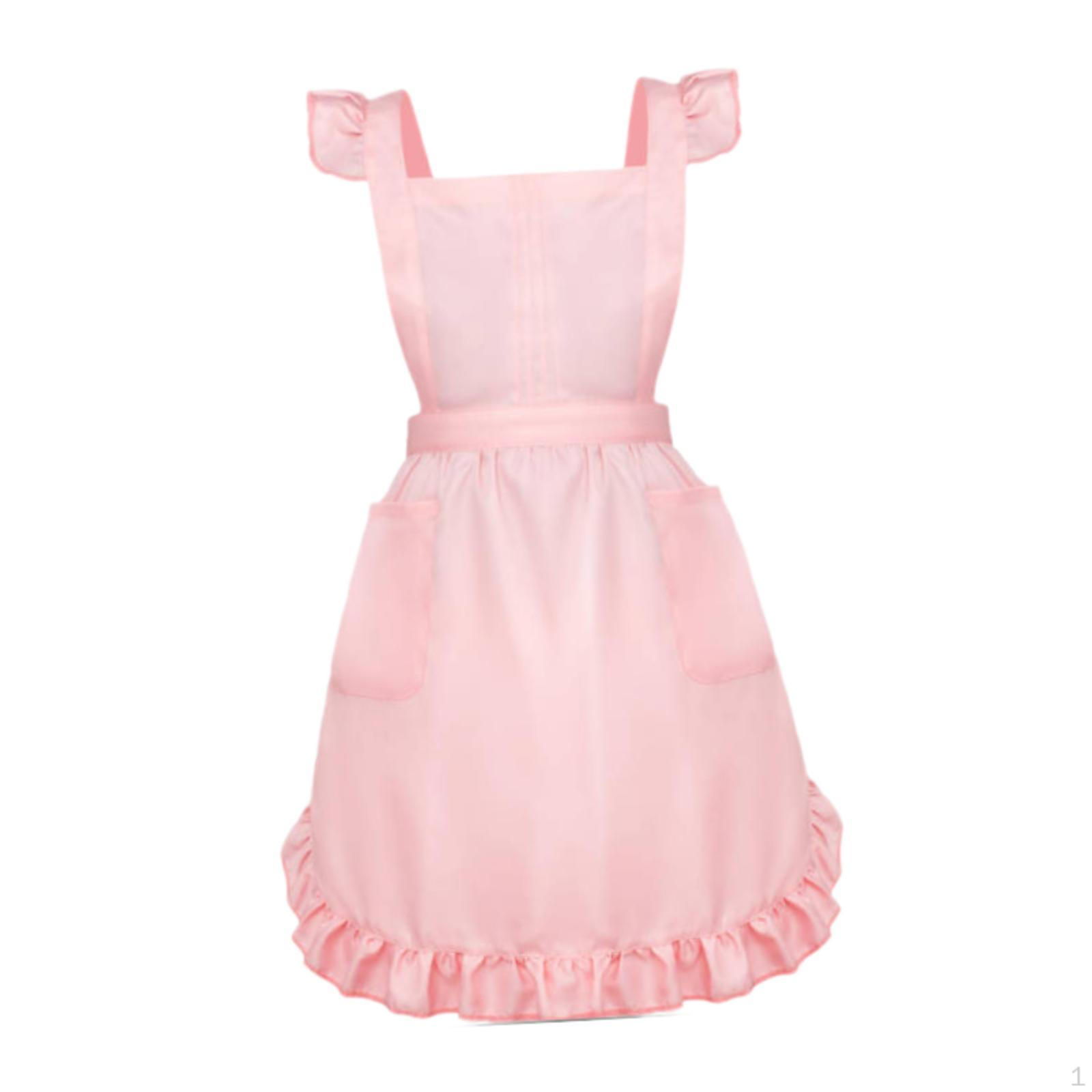 Maid Ruffle Retro Apron Costume Household Women Aprons Fancy Dress Cafe Kitchen Cooking Baking рожевий
Maid Ruffle Retro Apron Costume Household Women Aprons Fancy Dress Cafe Kitchen Cooking Baking рожевий