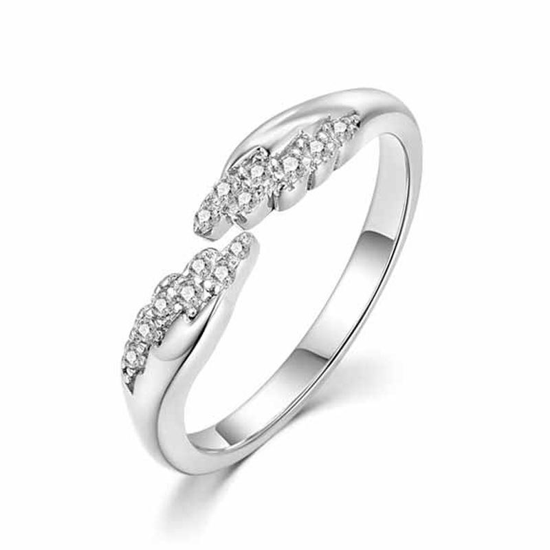 Ladies Crystal Angel Wing Adjustable Open Rings Jewelry one size
Ladies Crystal Angel Wing Adjustable Open Rings Jewelry one size