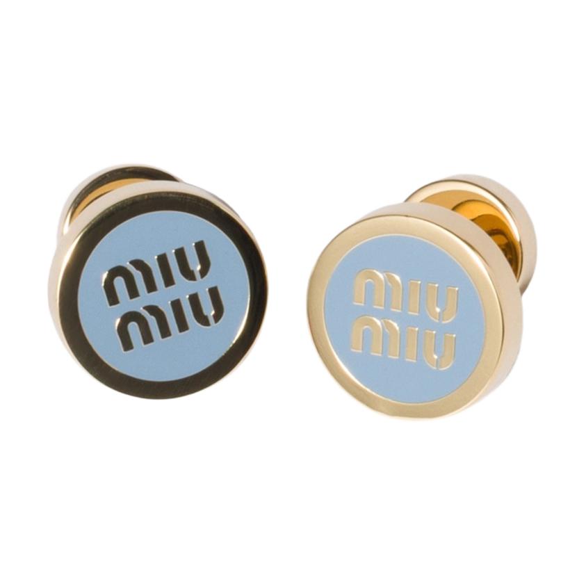 Miu Miu Brand Logo Enamel Earrings Unisex earrings Light-Blue 5JO912_2F6T_F0076 Box
Miu Miu Brand Logo Enamel Earrings Unisex earrings Light-Blue 5JO912_2F6T_F0076 Box