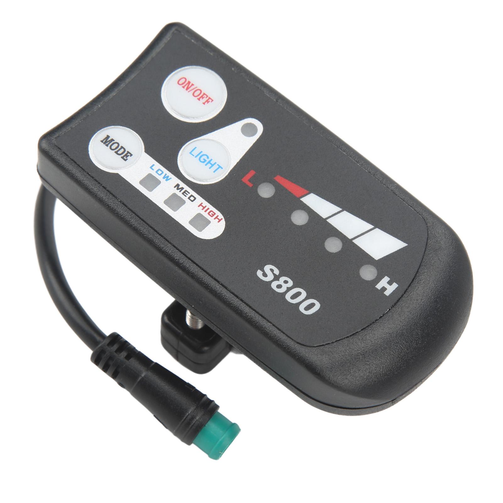 Electric Bicycle Bike Display Scooter S800 LED Display Meter with Waterproof Connector 36V 48V Universal
Electric Bicycle Bike Display Scooter S800 LED Display Meter with Waterproof Connector 36V 48V Universal