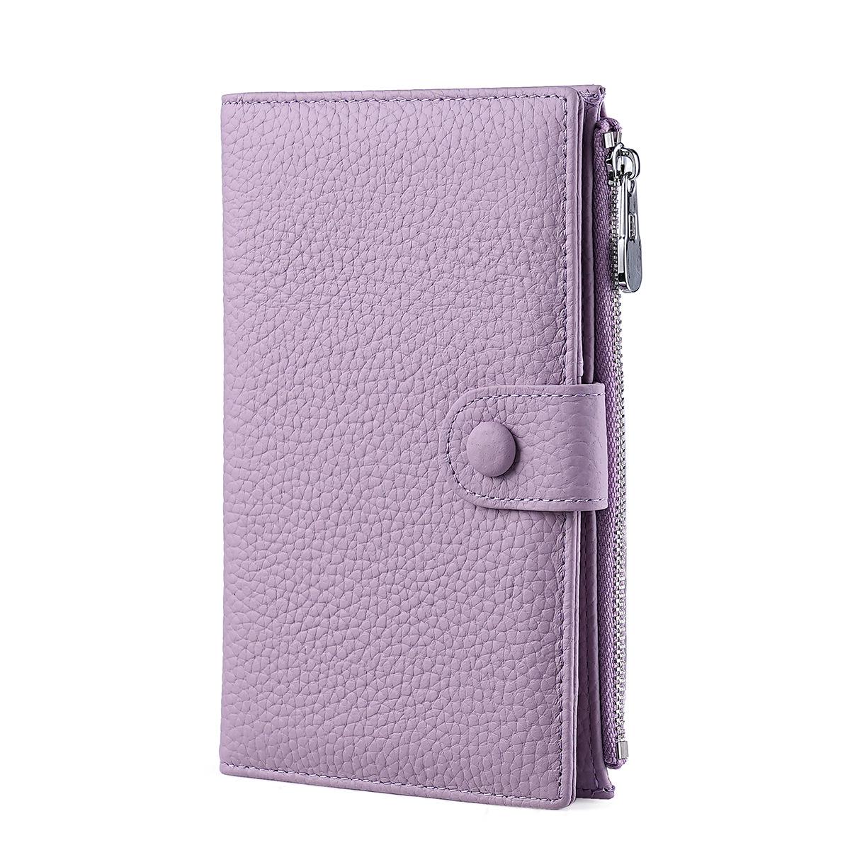 Genuine Leather Anti-theft Passport and Ticket Organizer for Men and Women лаванда фіолетовий колір
Genuine Leather Anti-theft Passport and Ticket Organizer for Men and Women лаванда фіолетовий колір