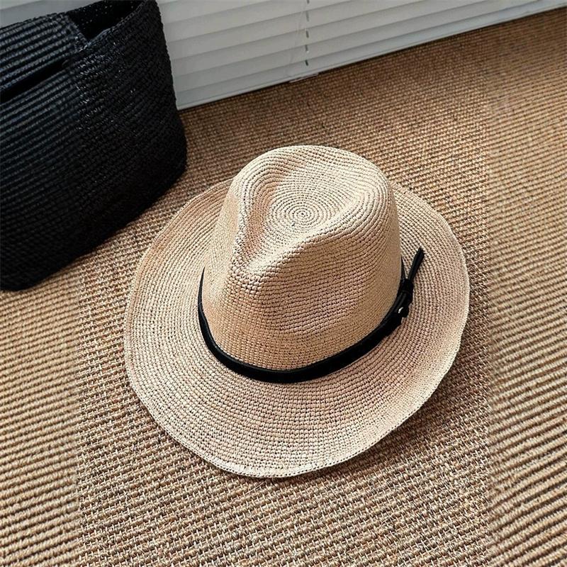 202508-yaan ins chic summer natural raffia grass pu belt classic leisure fedoras cap men women holiday panama jazz hat head size 57cm
202508-yaan ins chic summer natural raffia grass pu belt classic leisure fedoras cap men women holiday panama jazz hat head size 57cm