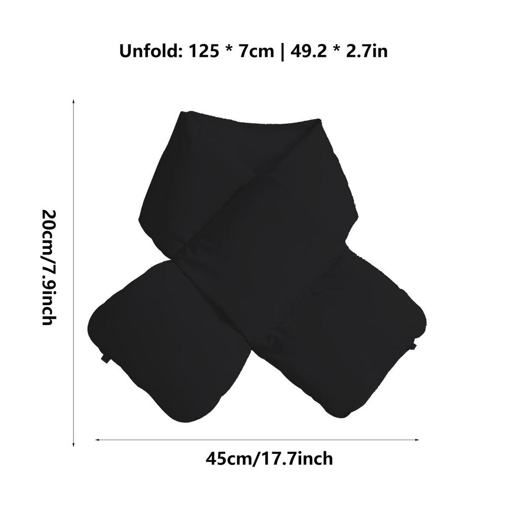 Электрический шарф с подогревом для женщин Электрический зимний портативный шарф на батарейках Перезаряжаемая шаль Шарф для катания на батарейках чёрный
Электрический шарф с подогревом для женщин Электрический зимний портативный шарф на батарейках Перезаряжаемая шаль Шарф для катания на батарейках чёрный