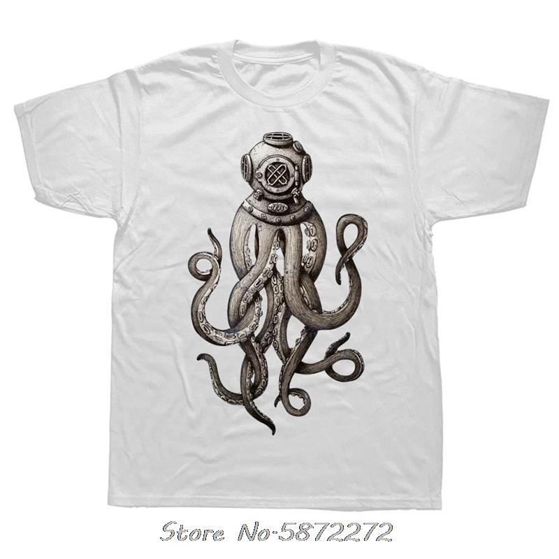 SCUBA Diver Octopus Unisex Cotton Tshirt Oversized T Shirt Fitness Tshirt Graphic Tees Fitness Tops Streetwear Mens Clothing S
SCUBA Diver Octopus Unisex Cotton Tshirt Oversized T Shirt Fitness Tshirt Graphic Tees Fitness Tops Streetwear Mens Clothing S