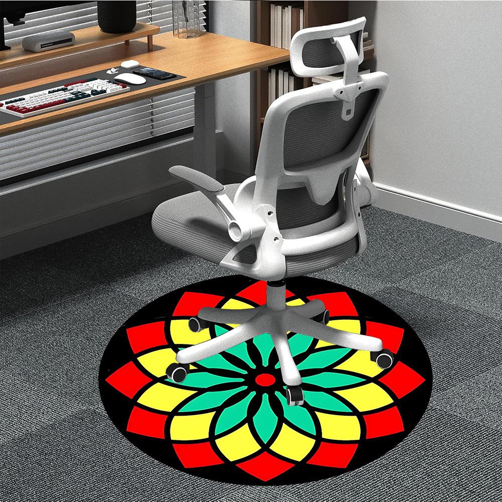 1PC Stained Glass Mandala Chair Carpet for Office Non-Slip, Lightweight, Machine Washable Rug for Office, Sleeping, Room - Holiday Decoryy251009112 80cm by 80cm
1PC Stained Glass Mandala Chair Carpet for Office Non-Slip, Lightweight, Machine Washable Rug for Office, Sleeping, Room - Holiday Decoryy251009112 80cm by 80cm