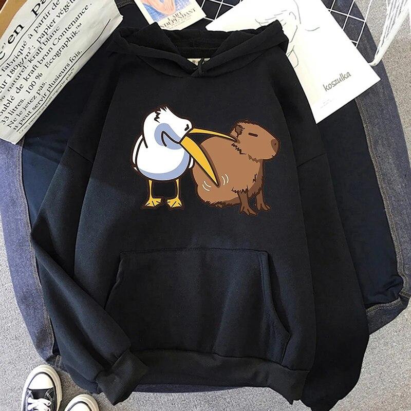 Kawaii Capybara Hoodies Women/Men Casual Oversized Fashion Girls Cartoon Short Sleeve Clothes Pullovers Long Sleeve Sweatshirts Unisex
Kawaii Capybara Hoodies Women/Men Casual Oversized Fashion Girls Cartoon Short Sleeve Clothes Pullovers Long Sleeve Sweatshirts Unisex