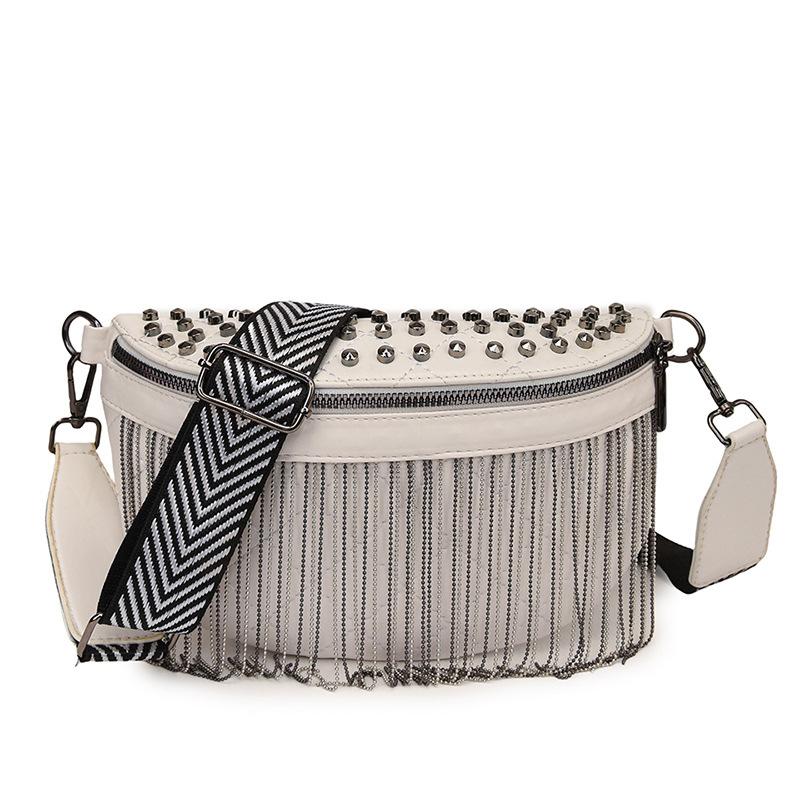 Fashion fringed bag 2025 new Korean version fashion rivet personality trend wide shoulder strap crossbody women s waist breast bag бежевий
Fashion fringed bag 2025 new Korean version fashion rivet personality trend wide shoulder strap crossbody women s waist breast bag бежевий