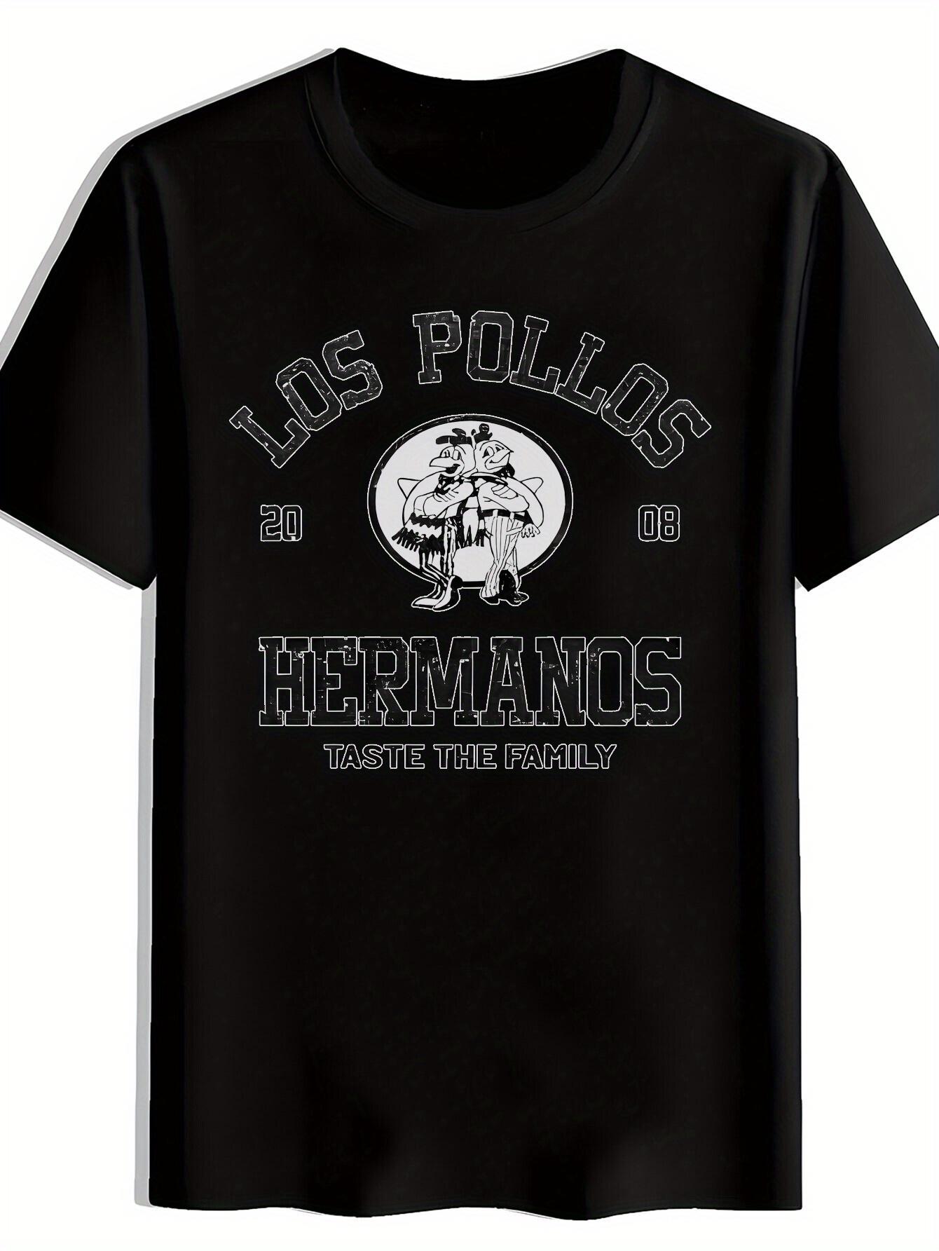 Black Los Pollos Hermanos Graphic T-shirt - 100% Polyester Casual Short Sleeve Tee with Taste The Family Print M
Black Los Pollos Hermanos Graphic T-shirt - 100% Polyester Casual Short Sleeve Tee with Taste The Family Print M