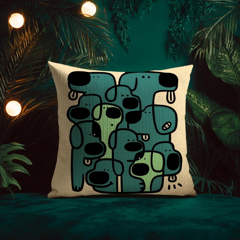 Abstract Funny Creative Dog Cartoon Cushion Cover Silky elegant Comfort Sofa Bed Invisible zipper Beach pillowcase 30x30 cm
Abstract Funny Creative Dog Cartoon Cushion Cover Silky elegant Comfort Sofa Bed Invisible zipper Beach pillowcase 30x30 cm