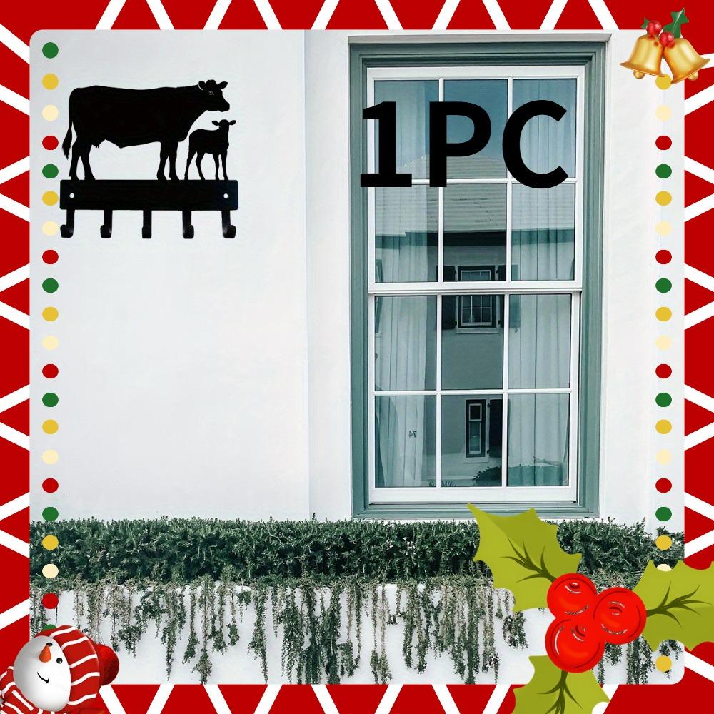 3Pcs Country Cow Calf Metal Key Rack Wall Mounted Coat Hook Entryway Farmhouse Home Decor Gift TY1009-6in-1PC
3Pcs Country Cow Calf Metal Key Rack Wall Mounted Coat Hook Entryway Farmhouse Home Decor Gift TY1009-6in-1PC