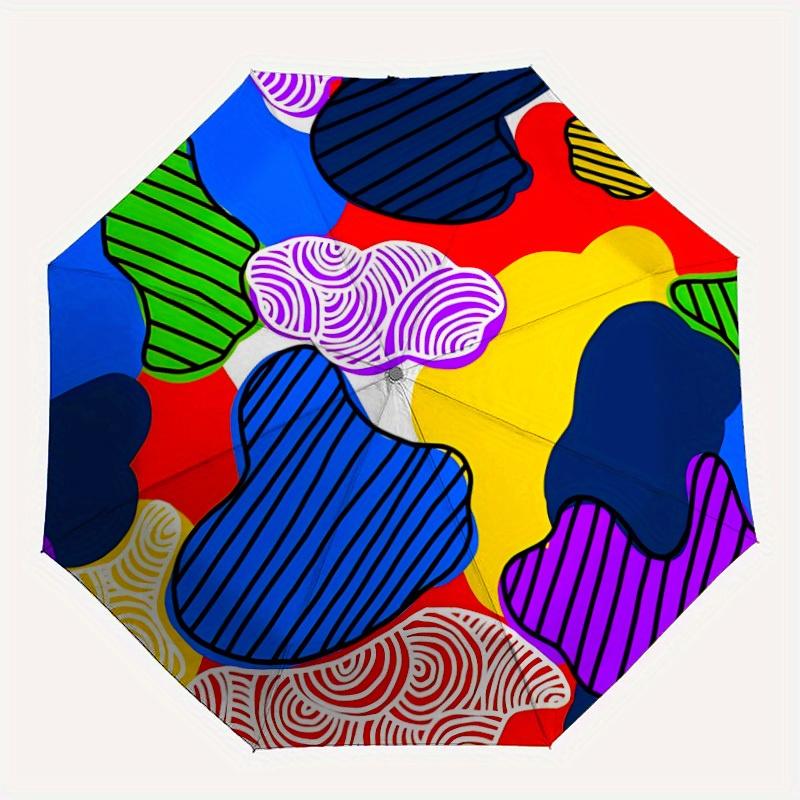 1pc Abstract Patterns Automatic Folding Umbrella, Portable & Foldable Design with 8 Ribs, Casual Outdoor Accessory yy250805081
1pc Abstract Patterns Automatic Folding Umbrella, Portable & Foldable Design with 8 Ribs, Casual Outdoor Accessory yy250805081