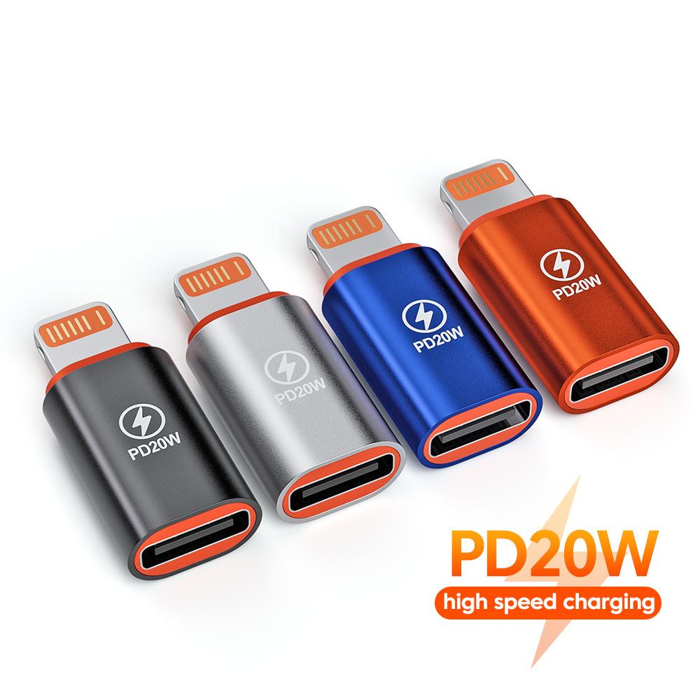 PD20W / 120 Вт IOS к разъему типа C Тип C женский к IOS мужской адаптер для наушников / мобильного телефона
PD20W / 120 Вт IOS к разъему типа C Тип C женский к IOS мужской адаптер для наушников / мобильного телефона