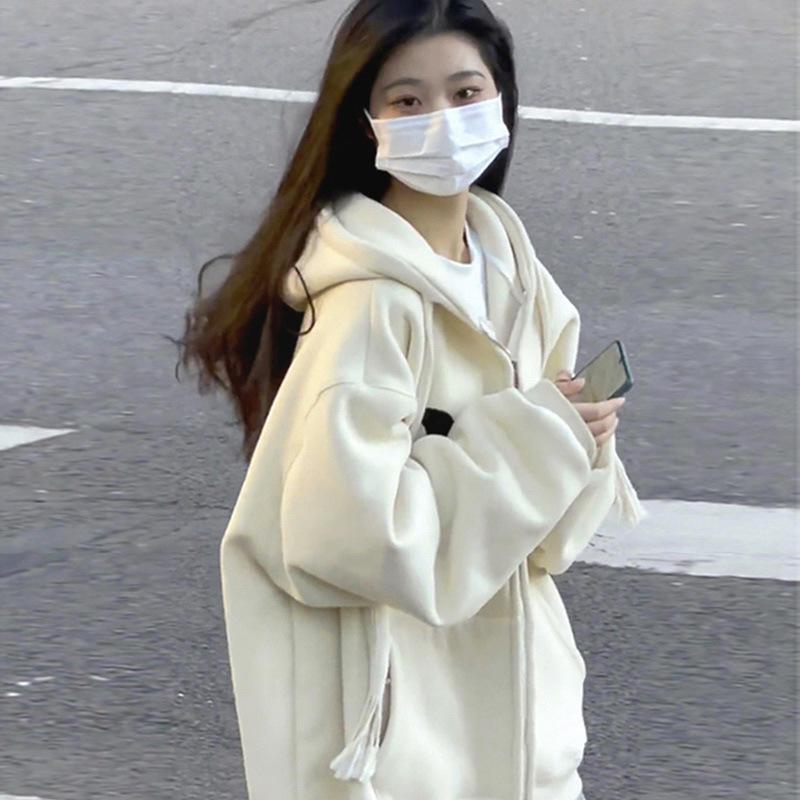 Autumn and winter super good-looking women s wear oversize sweatshirt women s new autumn top zipper cardigan hooded thin jacket ins M
Autumn and winter super good-looking women s wear oversize sweatshirt women s new autumn top zipper cardigan hooded thin jacket ins M