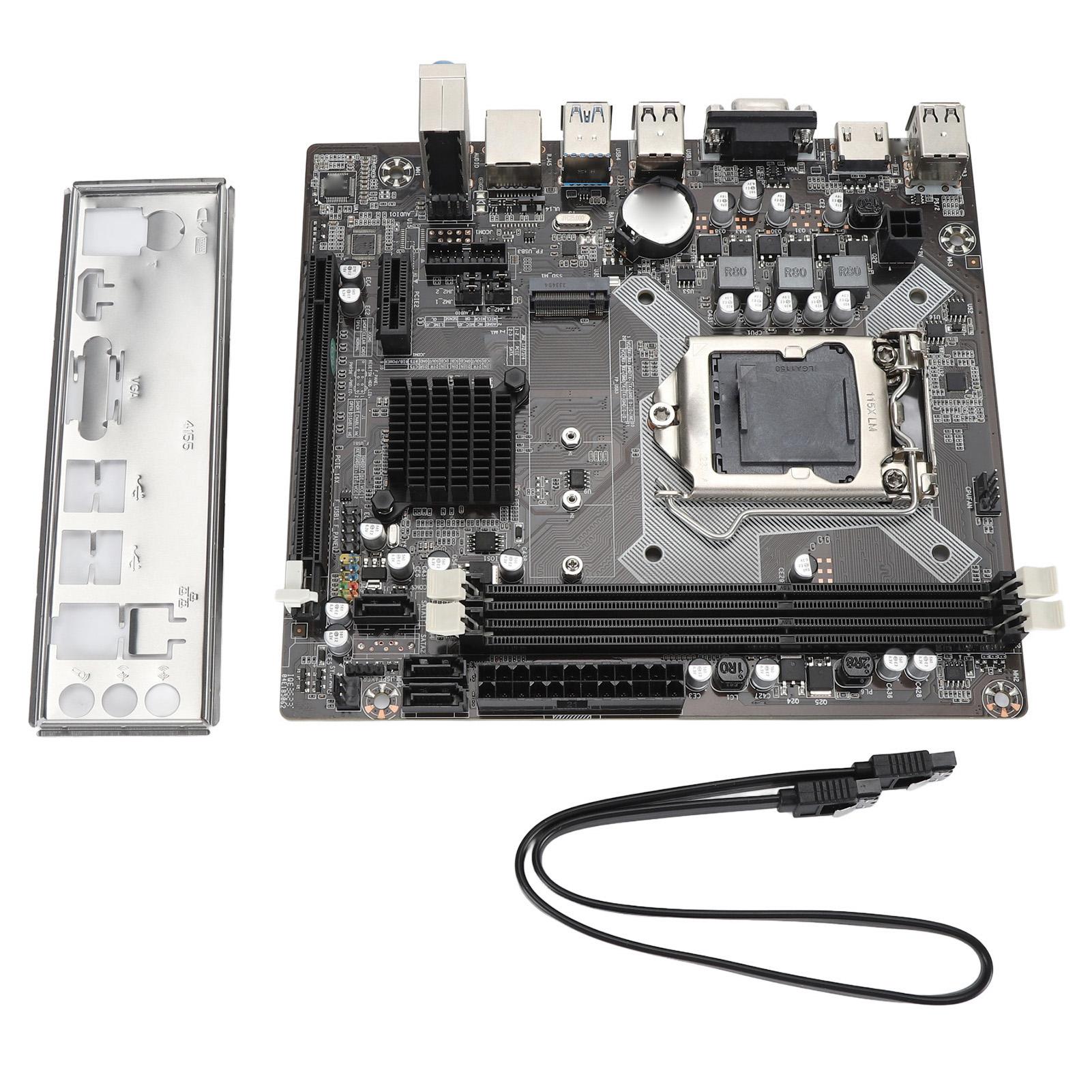 H81 DDR3 Motherboard for Intel LAG 1150 Supports VGA HD Multimedia Interface Desktop Motherboard
H81 DDR3 Motherboard for Intel LAG 1150 Supports VGA HD Multimedia Interface Desktop Motherboard