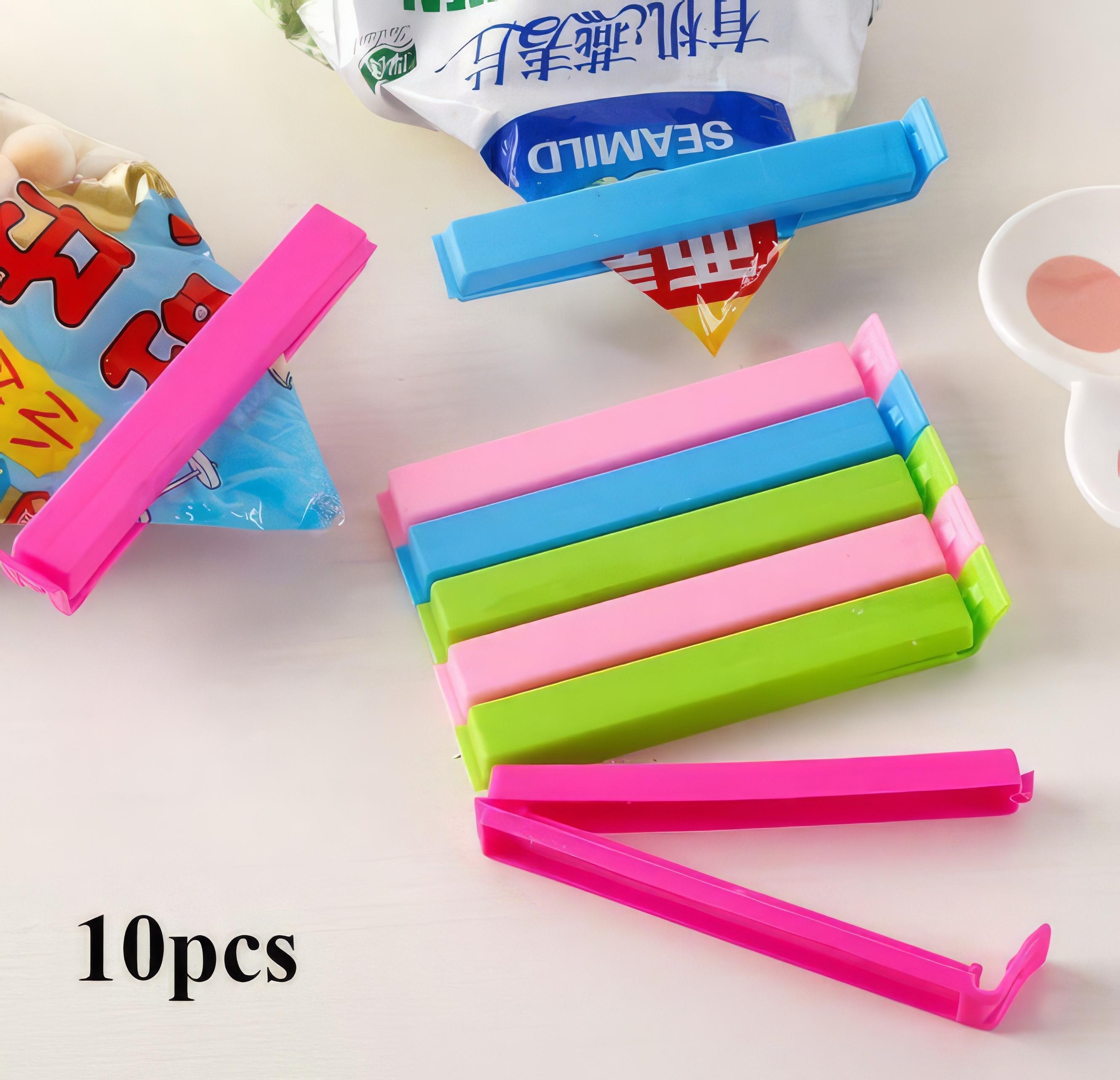 10 Mixed Color Plastic Clips for Food Packaging, Suitable for Meal Preparation, Bread, Pet Food, Kitchen Clips, Snack Clips
10 Mixed Color Plastic Clips for Food Packaging, Suitable for Meal Preparation, Bread, Pet Food, Kitchen Clips, Snack Clips