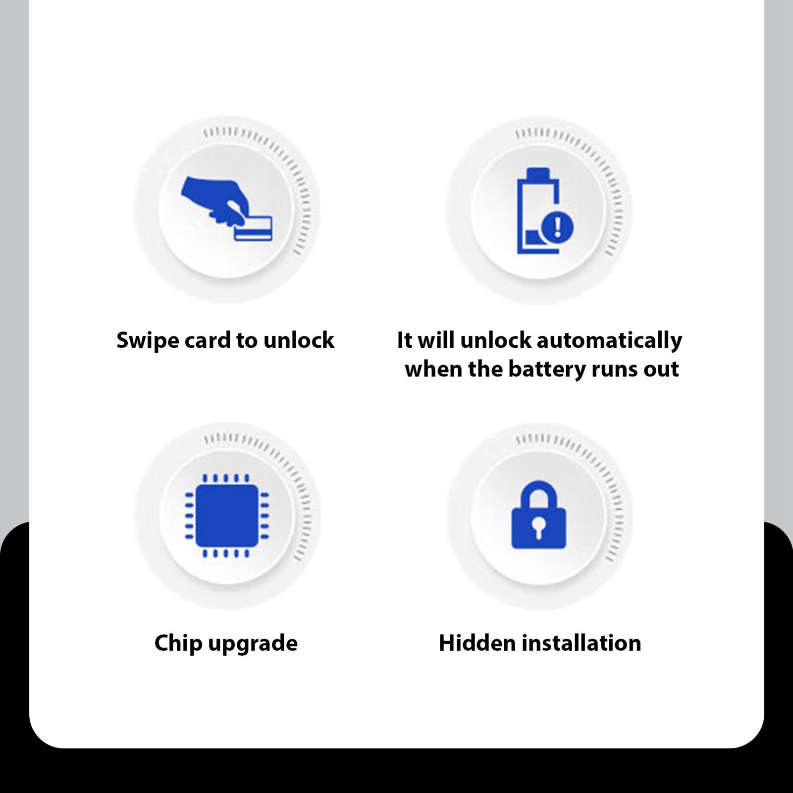 Drawer Lock Easy to Install Programmable Electronic Sensor Cabinet Lock for
Drawer Lock Easy to Install Programmable Electronic Sensor Cabinet Lock for