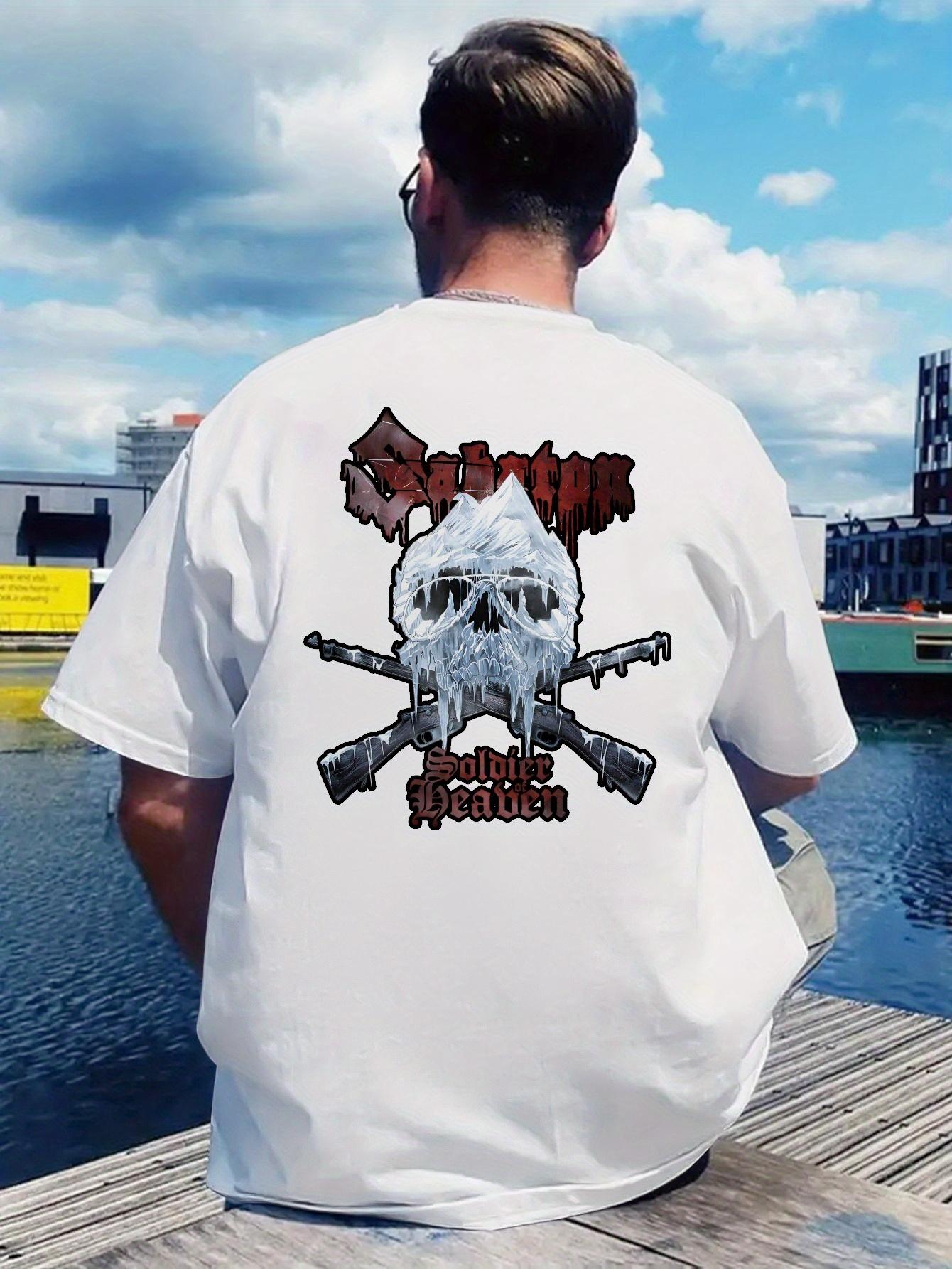 Vintage Heavy Metal Graphic T-shirt - Back Print Retro Rock Band Tee with S
Vintage Heavy Metal Graphic T-shirt - Back Print Retro Rock Band Tee with S