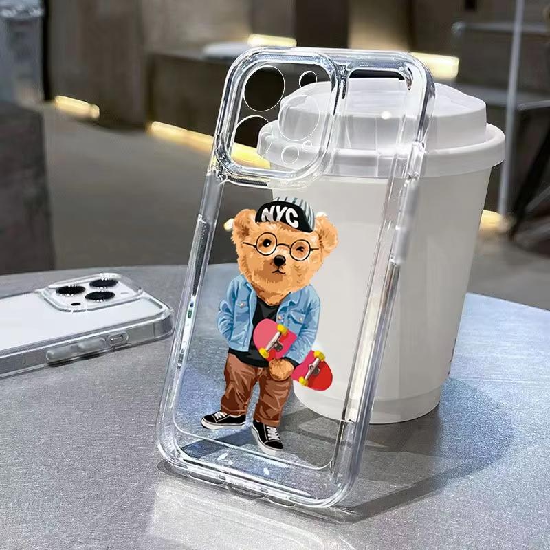 Teddy Bear Couple Cartoon Phone Case For Samsung Galaxy S26 S25 Ultra S24 S23 FE S22 S21 Plus S20 A73 A72 Clear Bumper Cover Galaxy A73 5G
Teddy Bear Couple Cartoon Phone Case For Samsung Galaxy S26 S25 Ultra S24 S23 FE S22 S21 Plus S20 A73 A72 Clear Bumper Cover Galaxy A73 5G