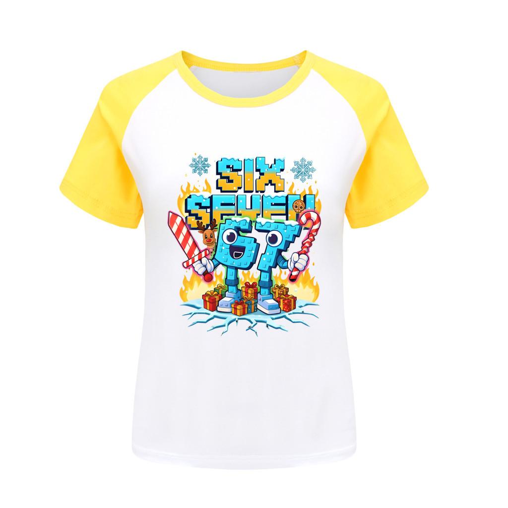 5193 Kids Boys Girls Steal a Brainrot 67 Six Seven Print Raglan Short Sleeves T-Shirt 170cm жовтий
5193 Kids Boys Girls Steal a Brainrot 67 Six Seven Print Raglan Short Sleeves T-Shirt 170cm жовтий