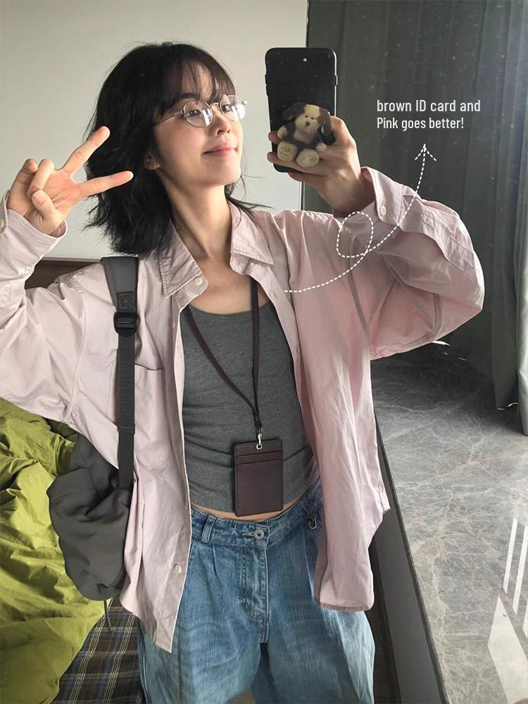 Women s Retro Light Gray & Pink Long Sleeve Shirt Jacket, 2024 Spring/Autumn Collection - Simple, Versatile & Casual Fit XL
Women s Retro Light Gray & Pink Long Sleeve Shirt Jacket, 2024 Spring/Autumn Collection - Simple, Versatile & Casual Fit XL