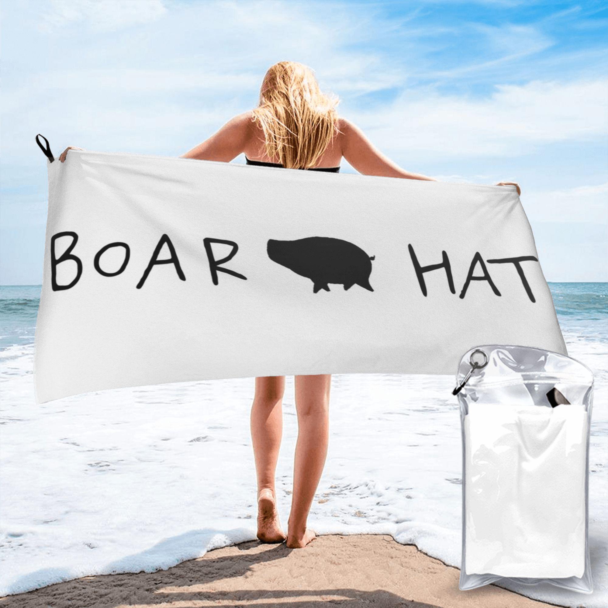 Boar Hat Beach Towel Soft Microfiber Quick Dry Absorbent Quick Towels For Bath W30*H60(CM)
Boar Hat Beach Towel Soft Microfiber Quick Dry Absorbent Quick Towels For Bath W30*H60(CM)