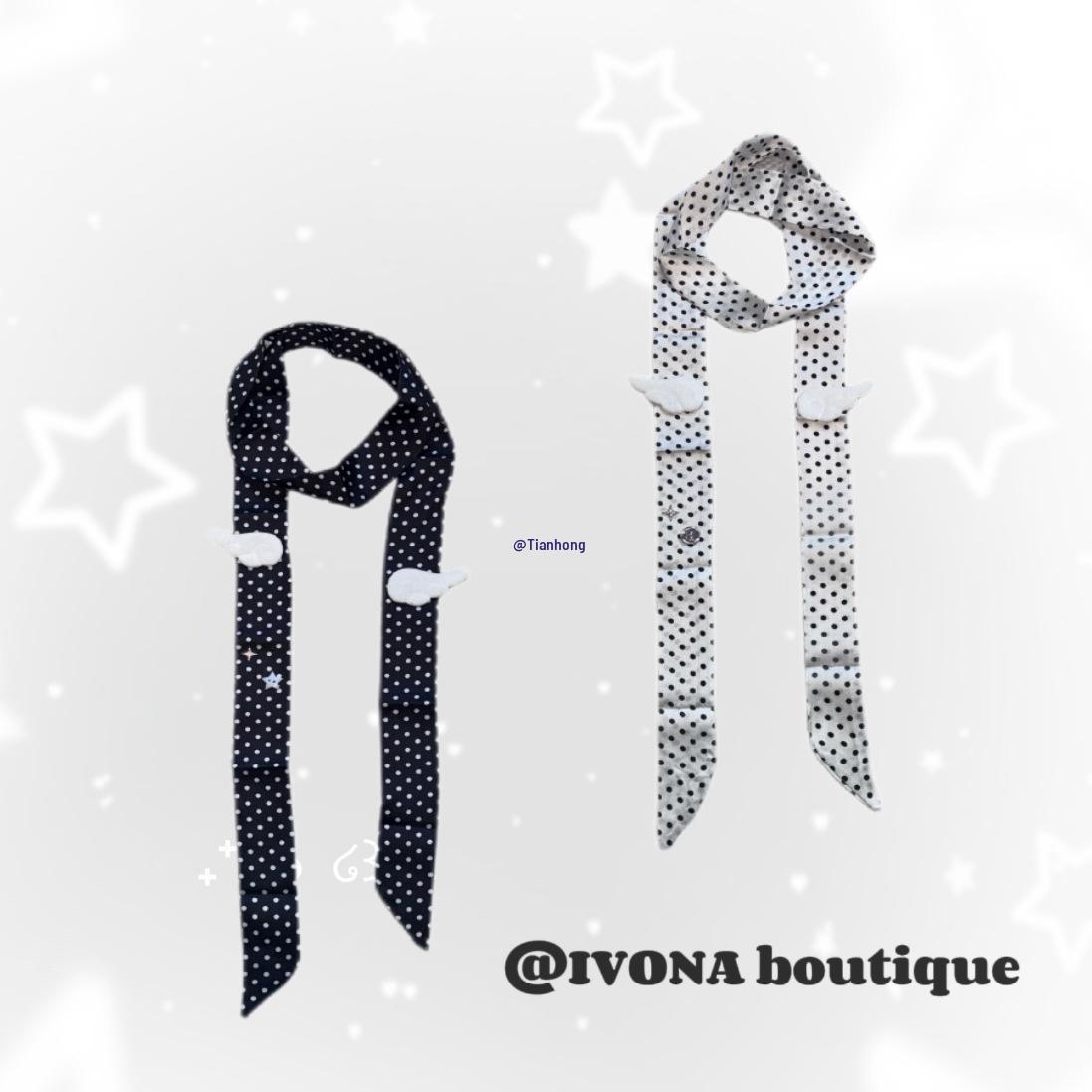 Моэ Моэ Ангел: Пряный платок с крыльями в горошек Black Polka Dot
Моэ Моэ Ангел: Пряный платок с крыльями в горошек Black Polka Dot