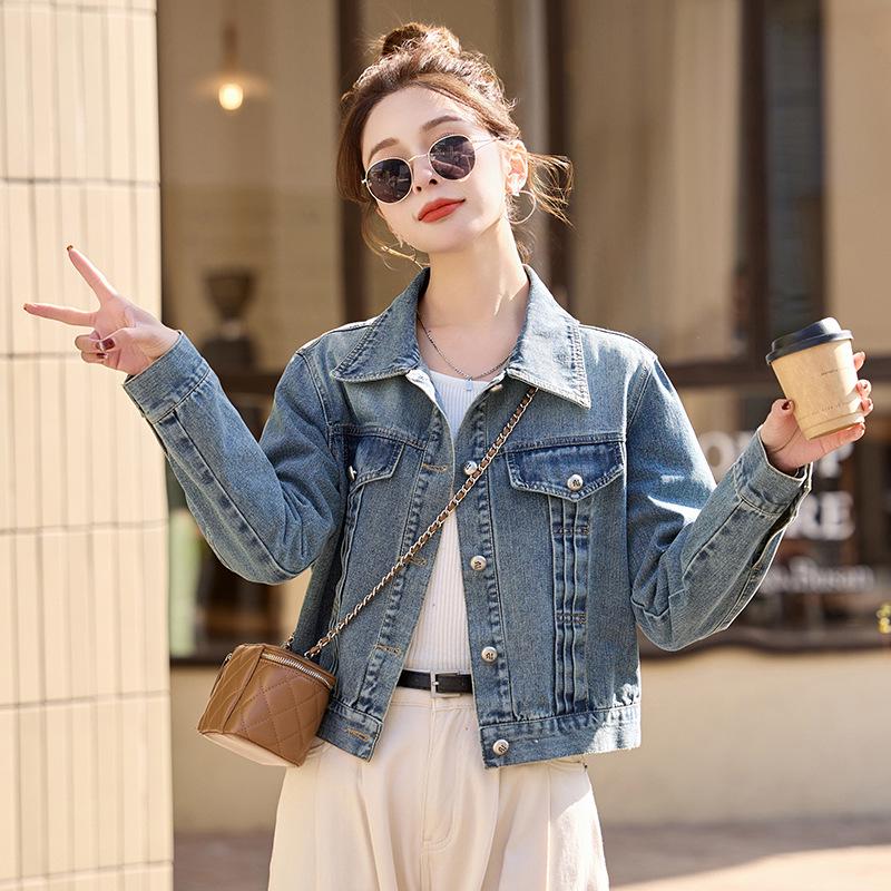 Women s Retro Loose-Fit Denim Jacket - Spring 2025 Collection, Long Sleeve, Turn-Down Collar M (for 45-60 kg)
Women s Retro Loose-Fit Denim Jacket - Spring 2025 Collection, Long Sleeve, Turn-Down Collar M (for 45-60 kg)